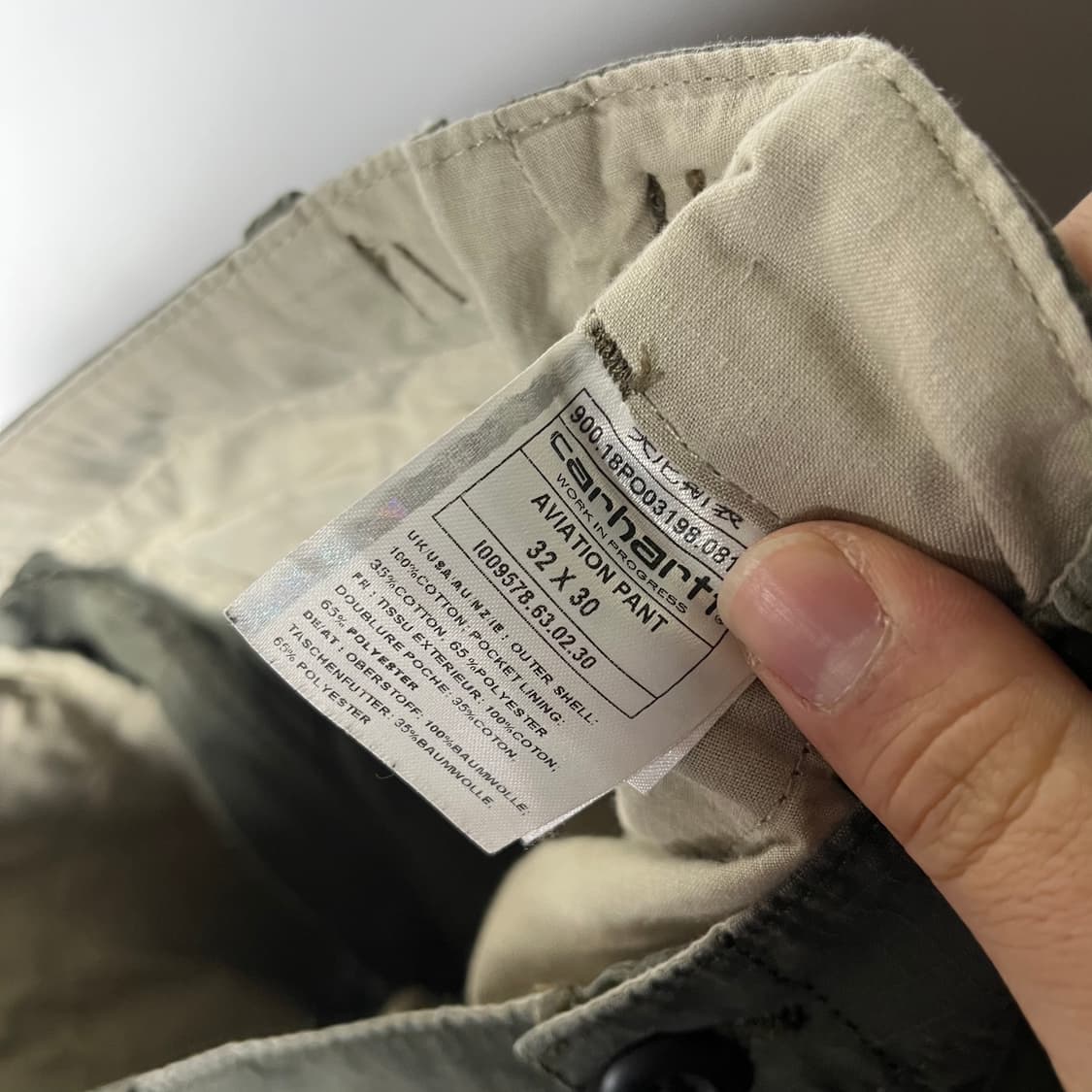 [Carhartt Wip] 칼하트윕 립스탑 카고팬츠 상품이미지5