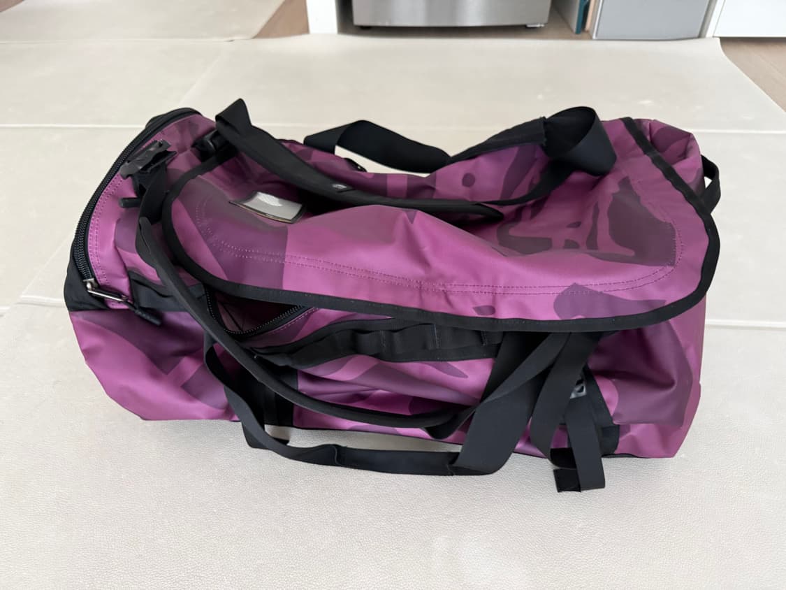 노스페이스 x 카우스 베이스캠프 더플백 라지 팜플로나 퍼플 상품이미지4