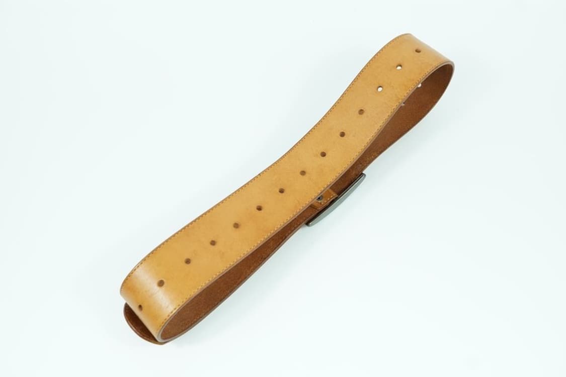 리얼 통가죽 스퀘어 버클 와이드 벨트 상품이미지2