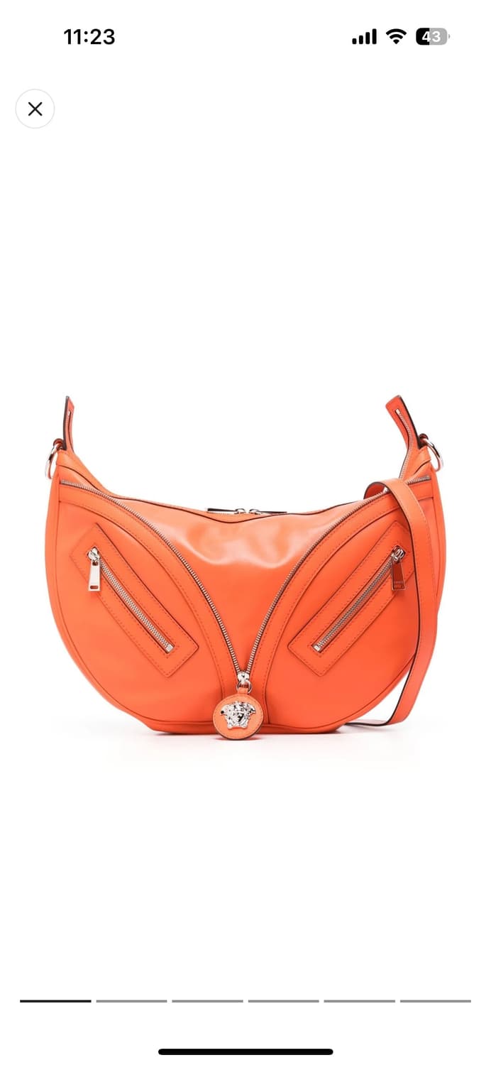 베르사체 메두사 로고 지버 리피트 호보백 빅사이즈 상품이미지1