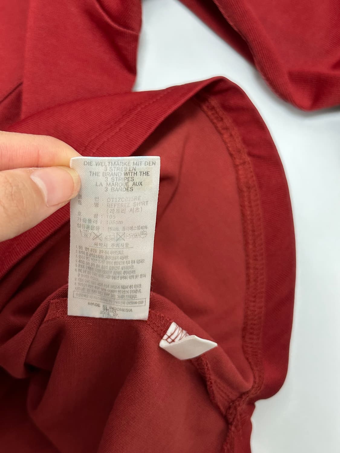 아디다스 삼선 파이어버드 로고 반집업 탑 긴팔티 상품이미지9