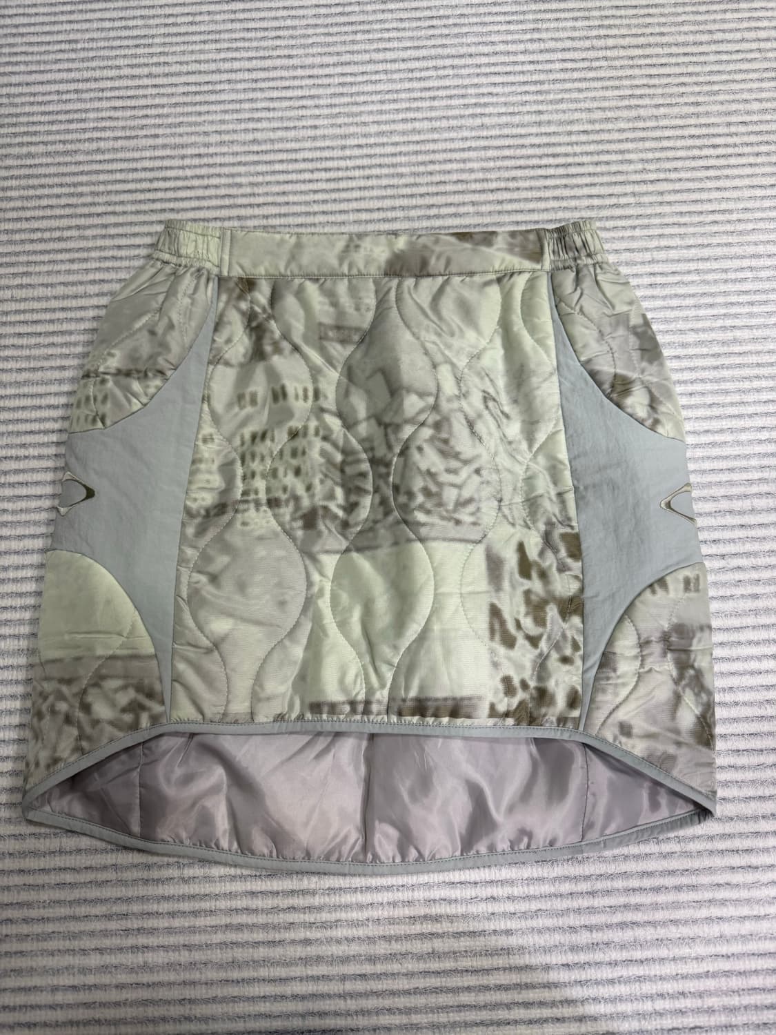 미스치프 퀼티드 라이너 미니 스커트 상품이미지2