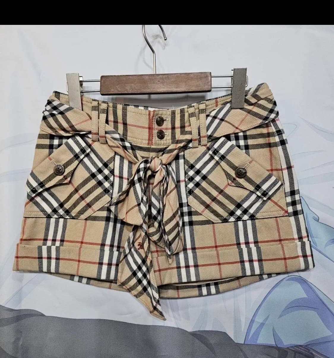 버버리 체크 리본 숏팬츠 상품이미지5