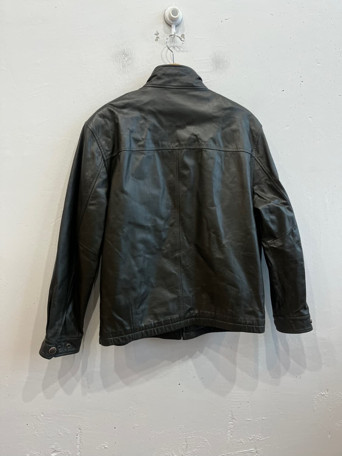 빈티지 소가죽 레더 자켓 100 상품이미지2
