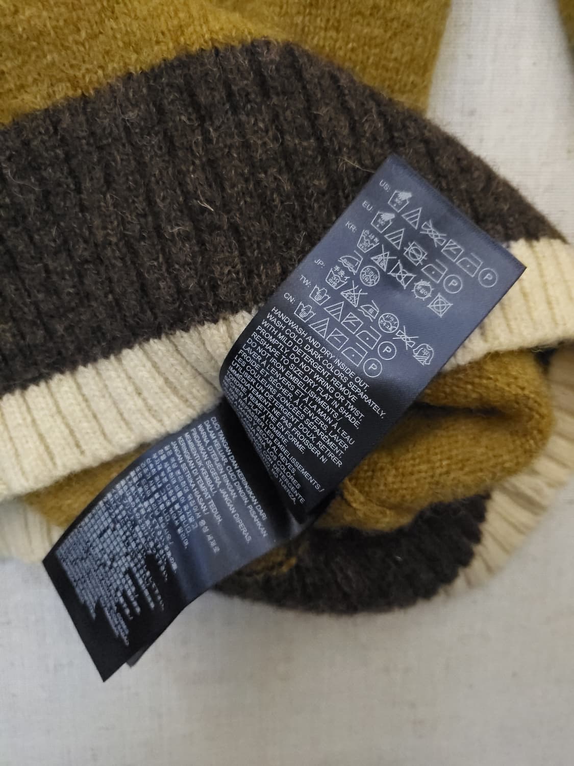 타미힐피거 컬러블록 니트 스웨터 s 상품이미지5