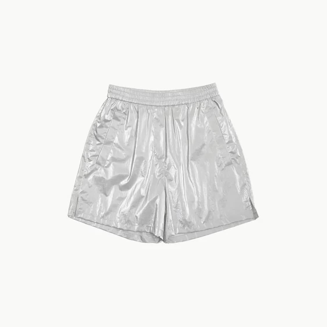 아모멘토 실버 호일 쇼츠 상품이미지1