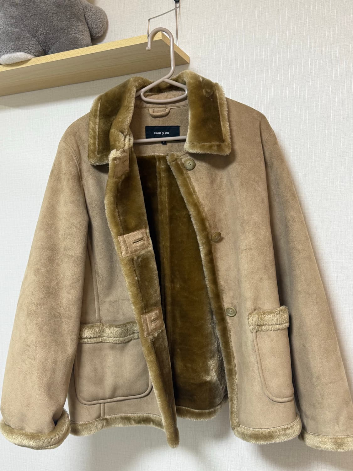 COMME CA ISM 무스탕 자켓 상품이미지2