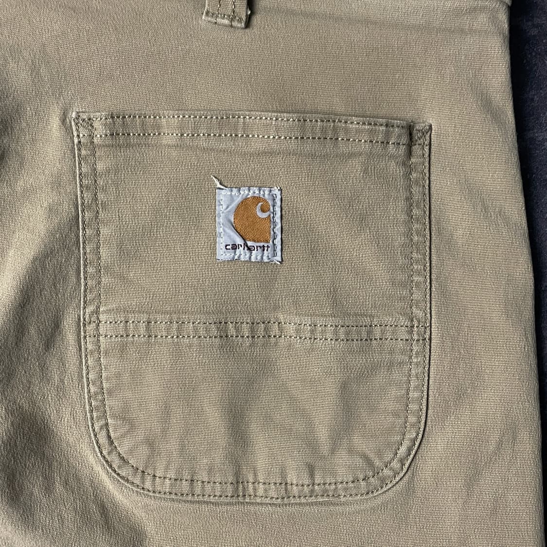 CARHARTT 칼하트 빈티지 베이지 스트레이트핏 워크 팬츠 A01016 상품이미지8