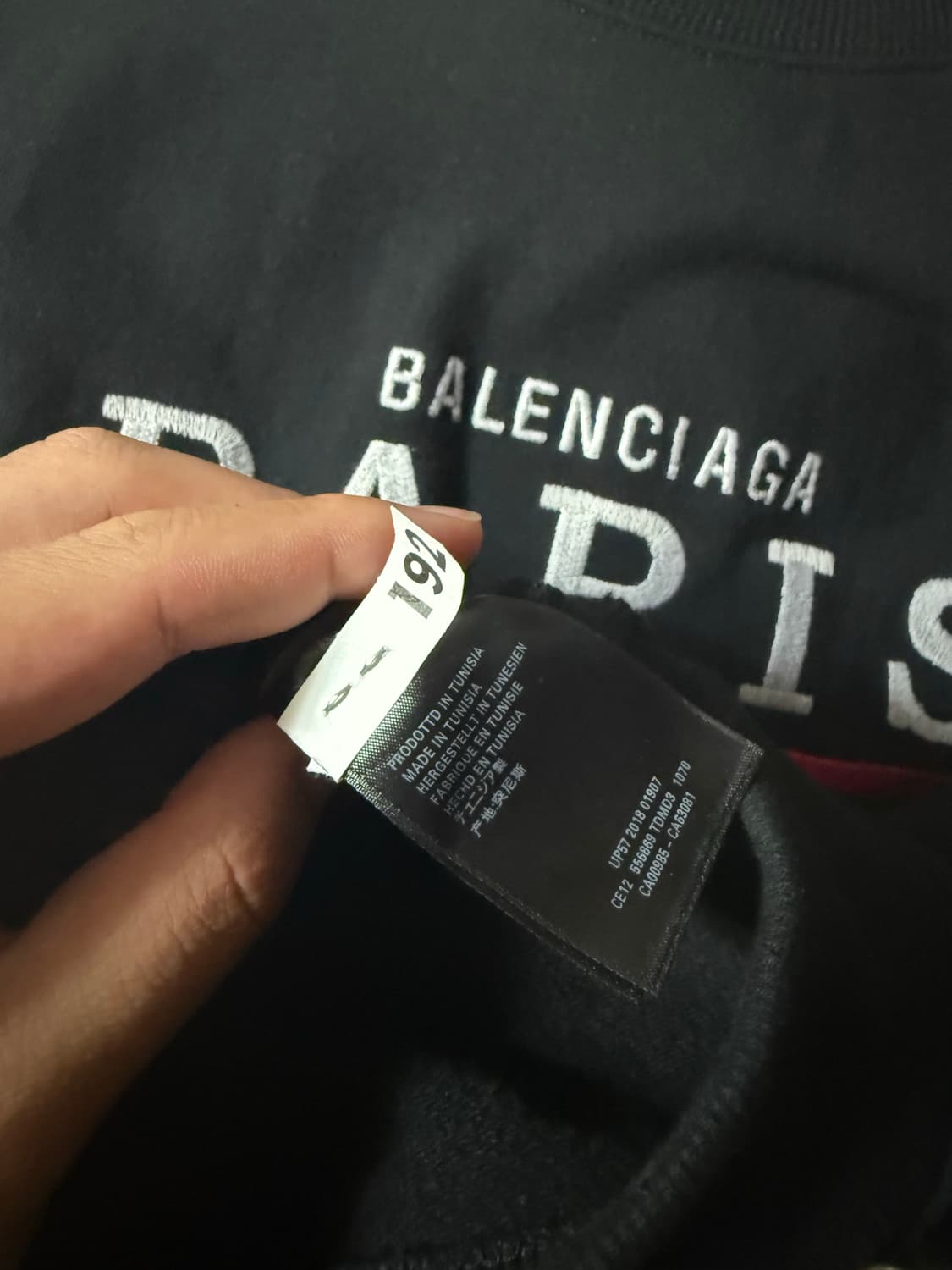 [L~XL] 발렌시아가 파리스 맨투맨  상품이미지6
