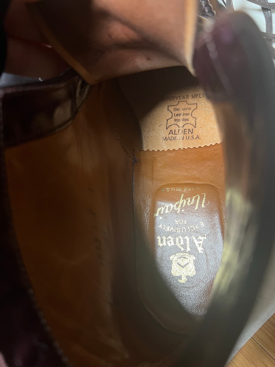 알든 부츠 40288H 6.5 E 풀구성 관리용품 포함 상품이미지5