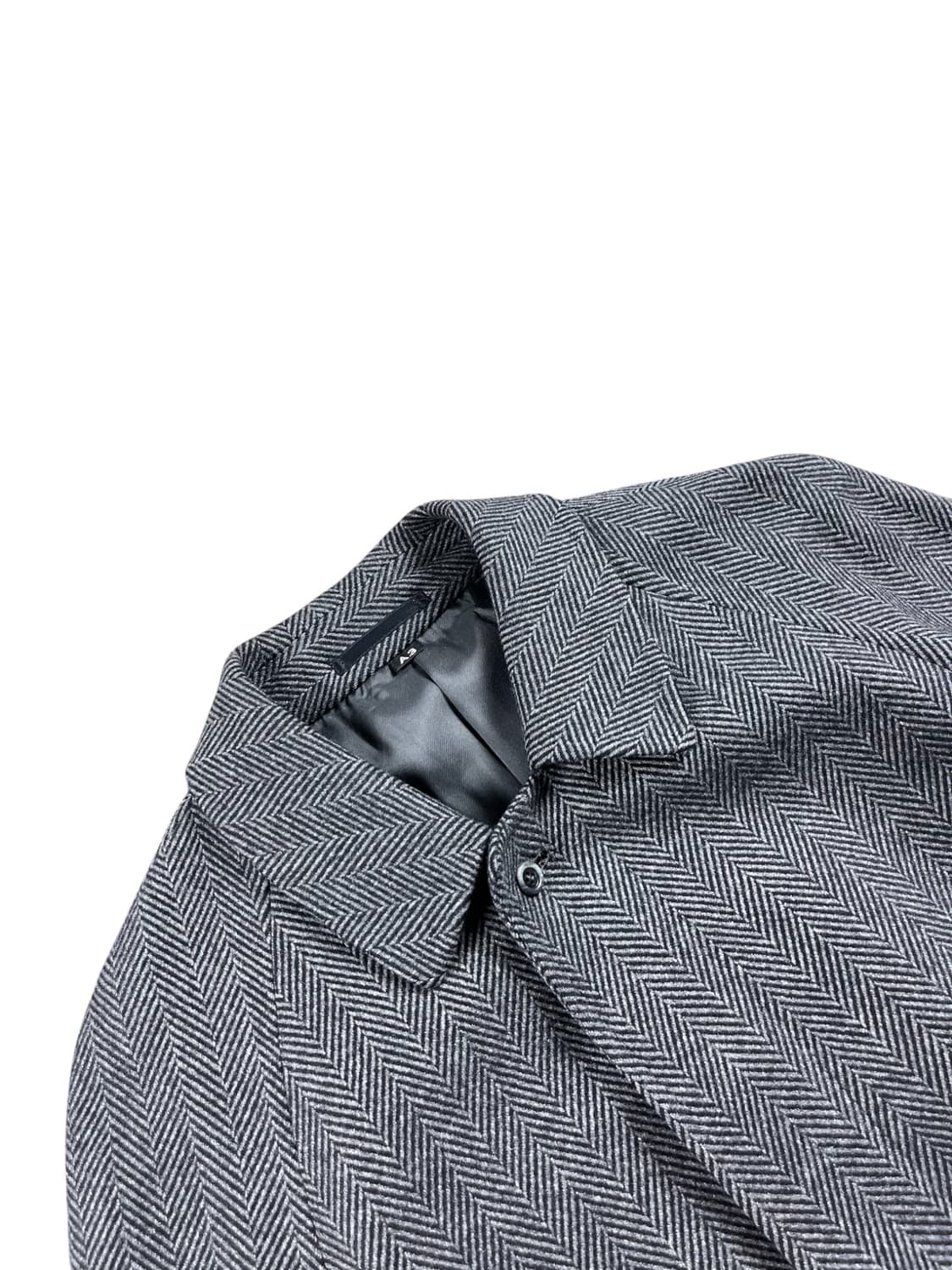 Vintage 패턴 울 코트  상품이미지3