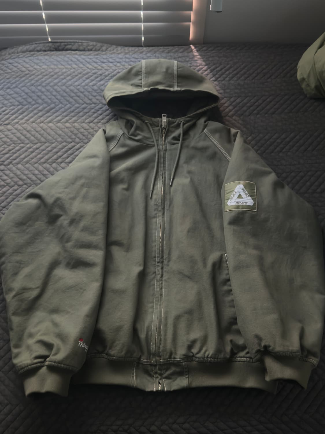팔라스 10온즈 후디드 자켓 올리브 - 24FW 상품이미지2
