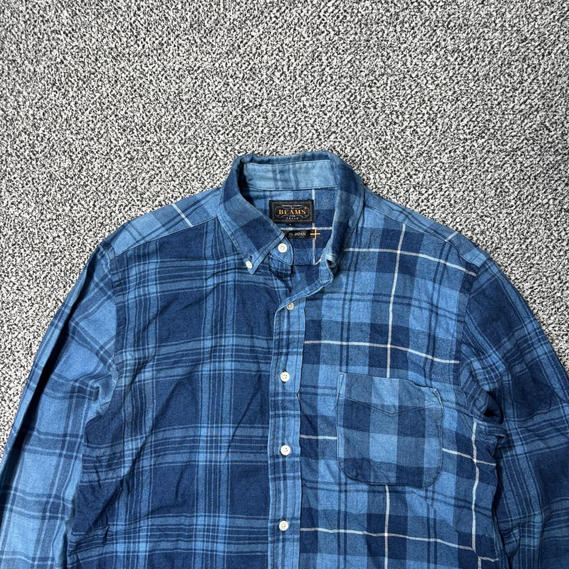 빔즈 플러스 BEAMS 체크 플란넬  상품이미지2