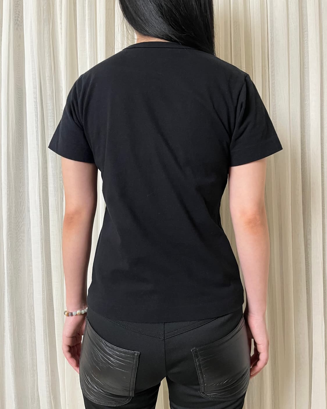 꼼데가르송 로즈 레이스 티셔츠 comme des garcons black 상품이미지9