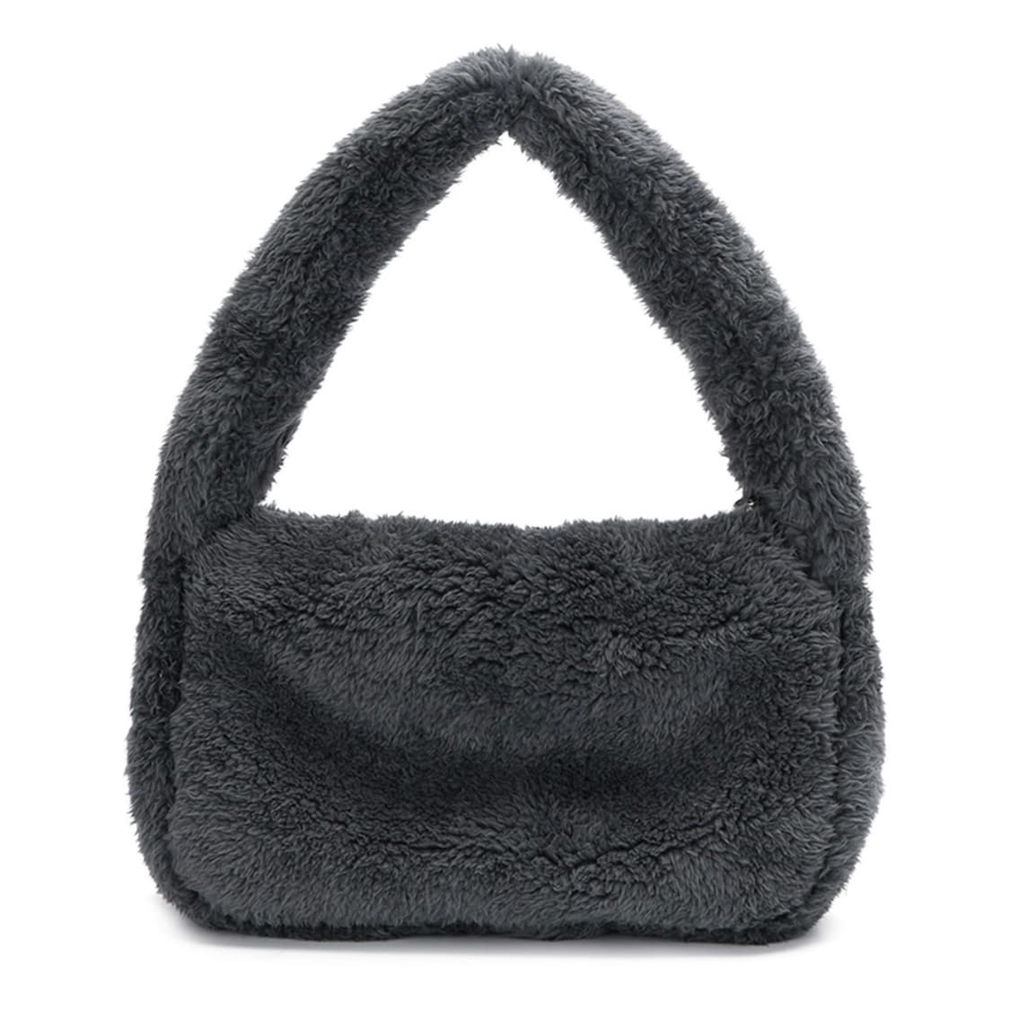 마뗑킴 플러피 토트백 인 차콜 상품이미지2