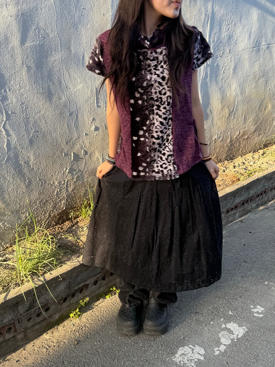 레오파드 포켓 레이어드 코디 세트  상품이미지3