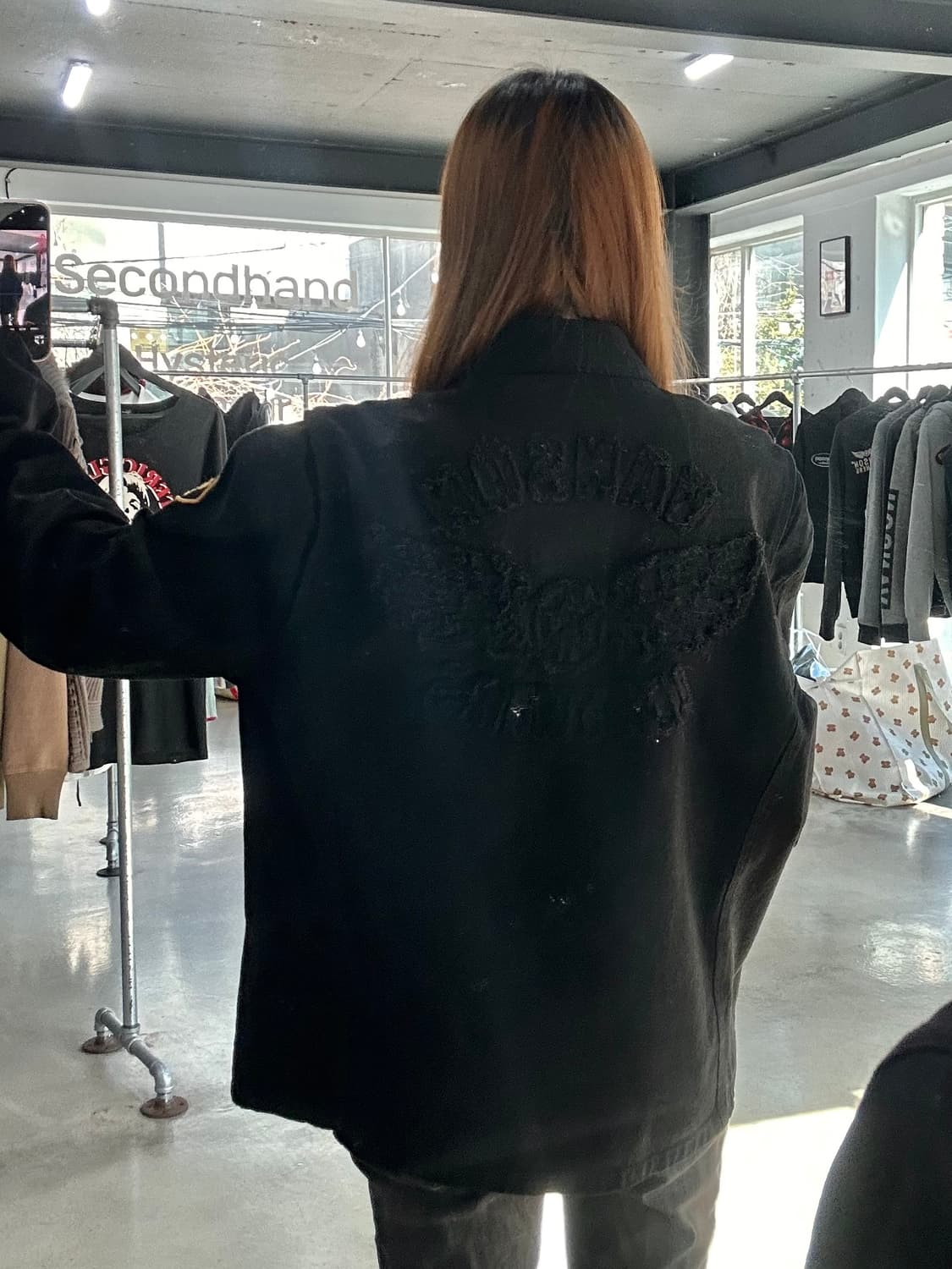 벤슨 입체로고 플라잉스타 데님자켓 상품이미지2