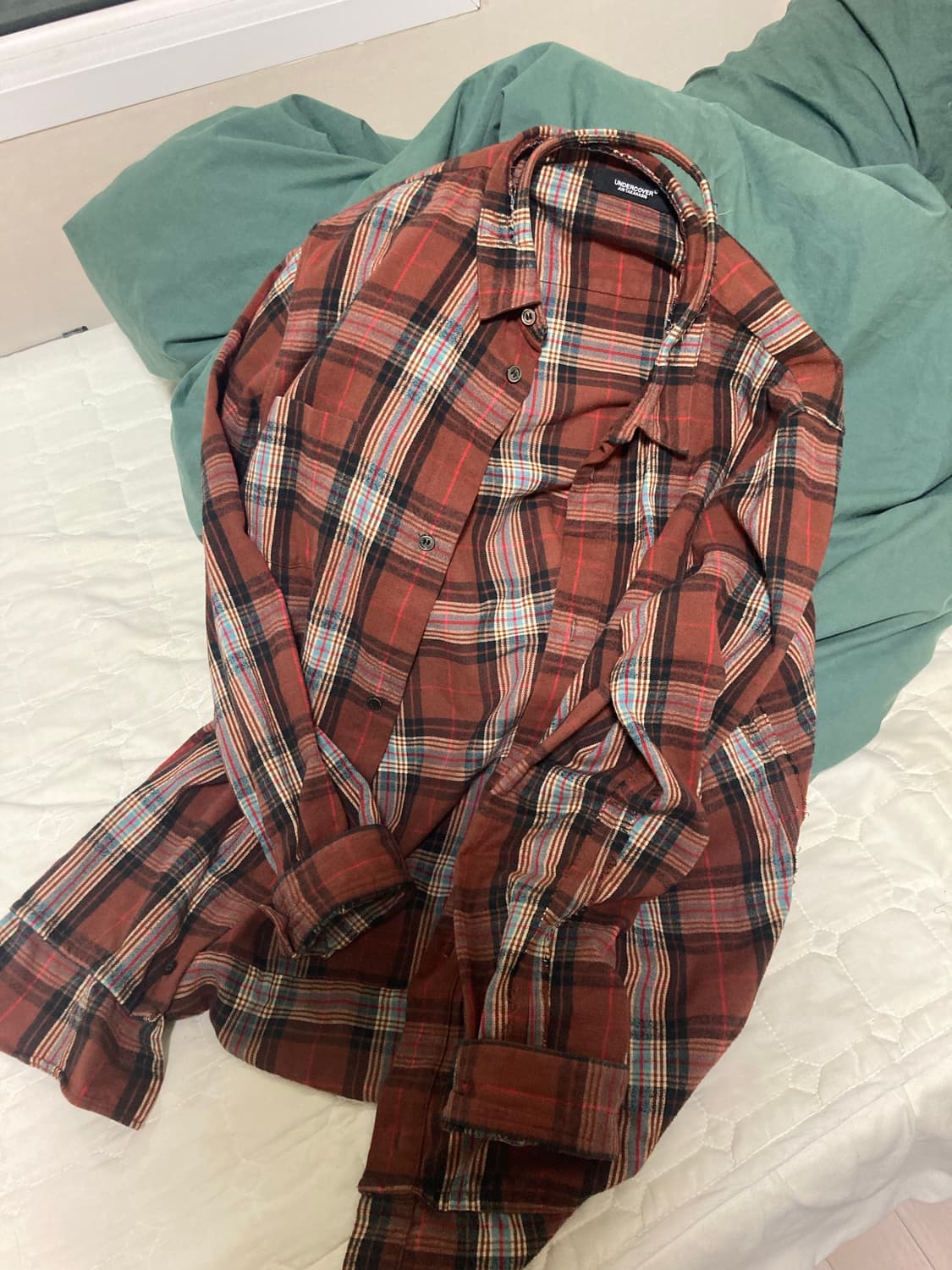 언더커버 체크 셔츠 상품이미지5