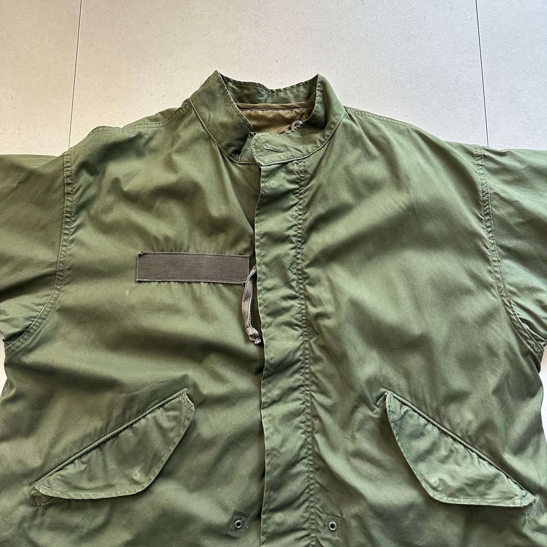 80s 미군 오리지널 M65 피쉬테일 파카 풀셋(내피,후드) M 상품이미지2