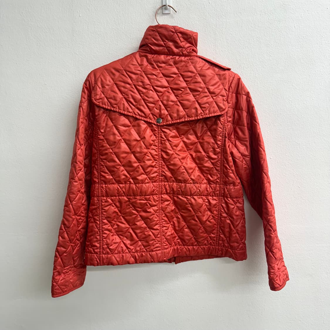 버버리 레드 컬러 퀄팅 자켓 M 상품이미지6