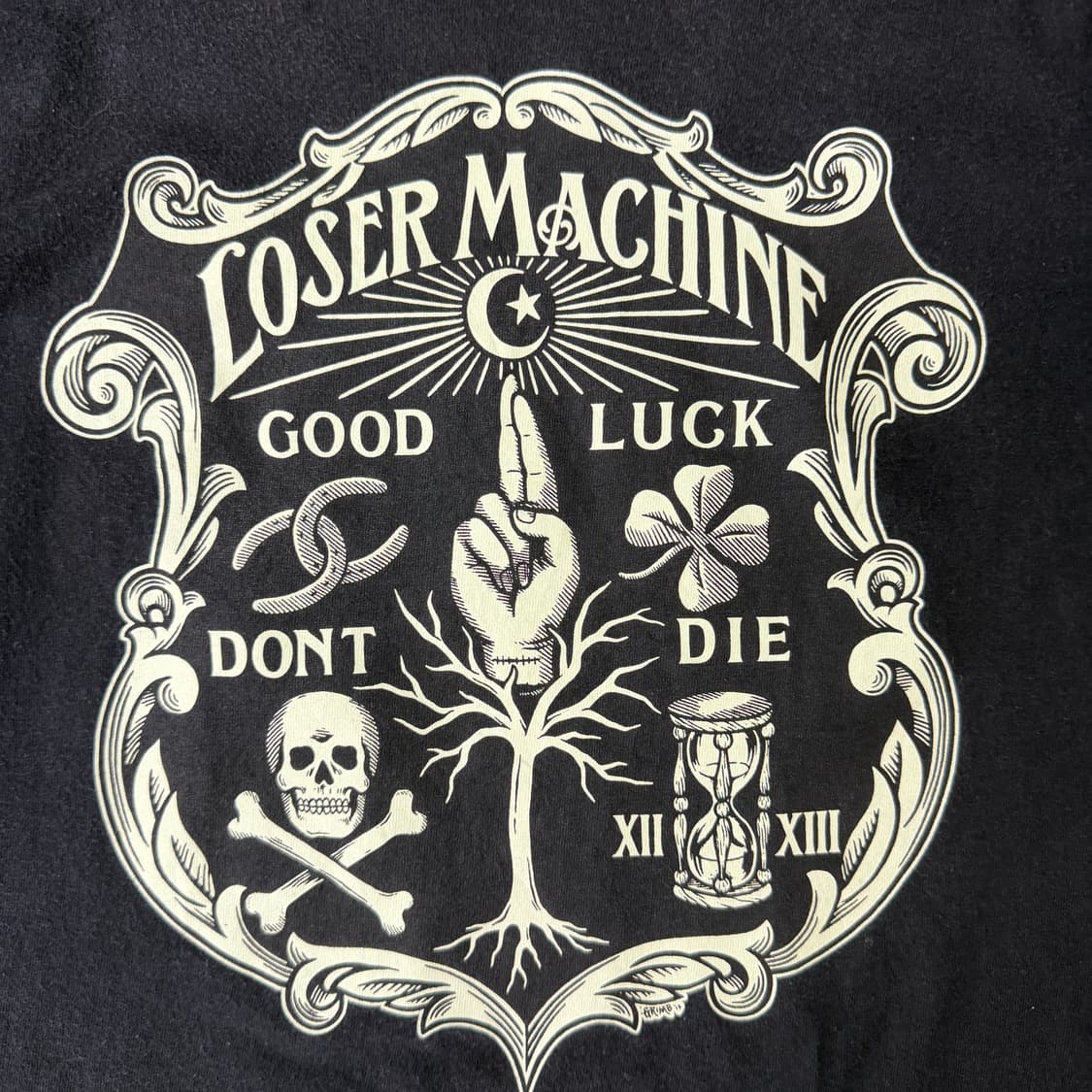 루저머신컴퍼니 Good luck don't die 반팔 M 상품이미지6