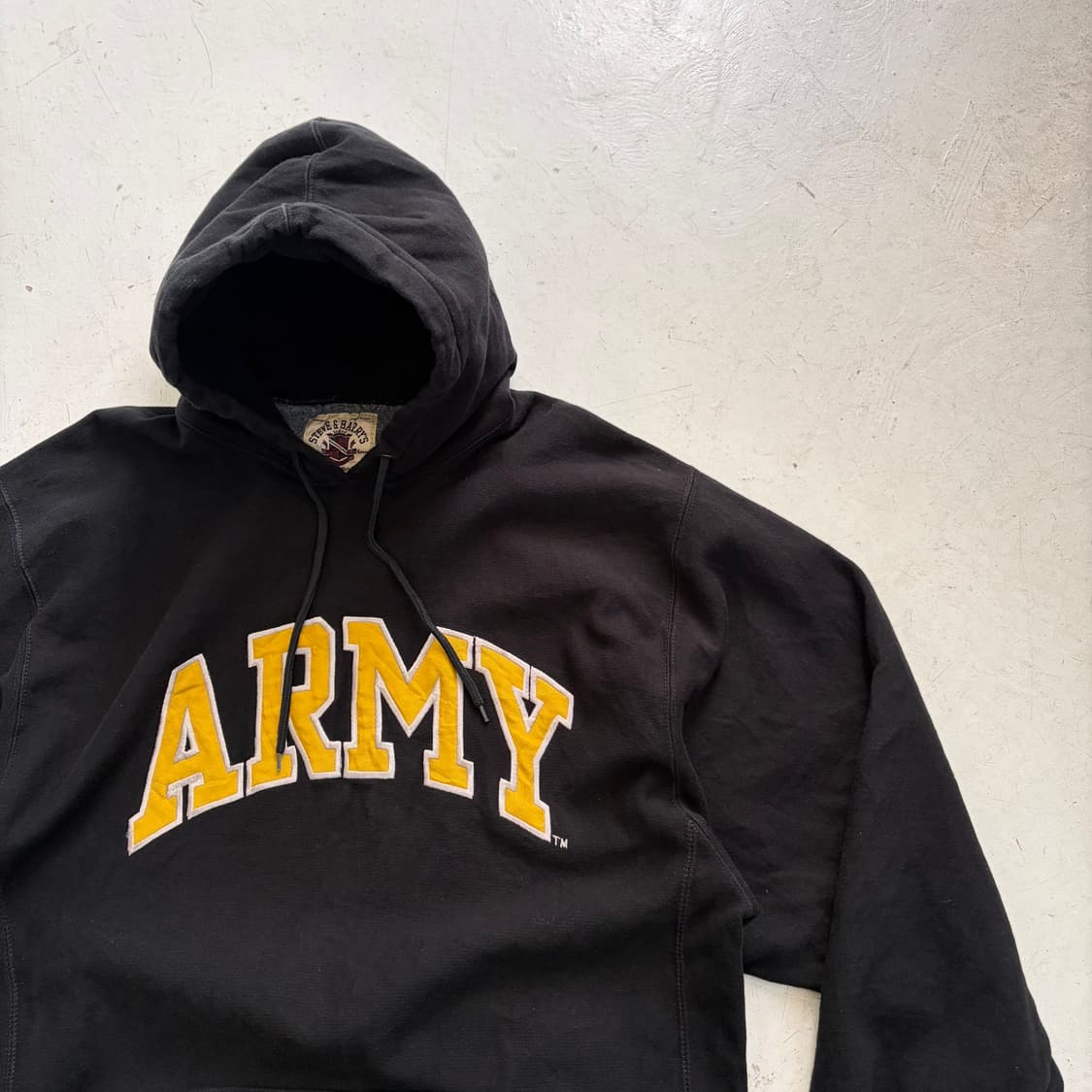 US ARMY Steve Barrys 빈티지 헤비 후드티 XL 상품이미지2