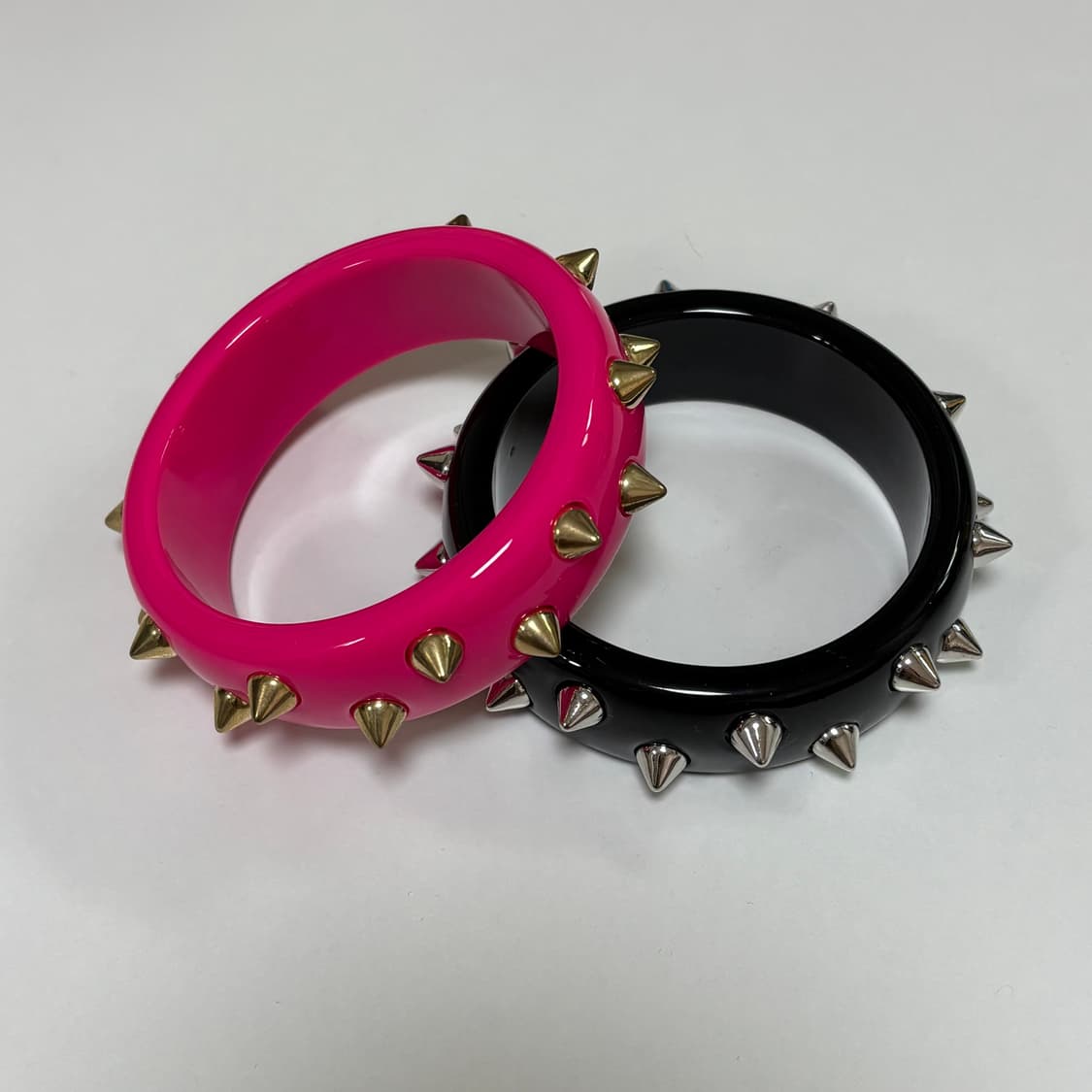 빈티지 갸루 펑크 스터드 뱅글 상품이미지1