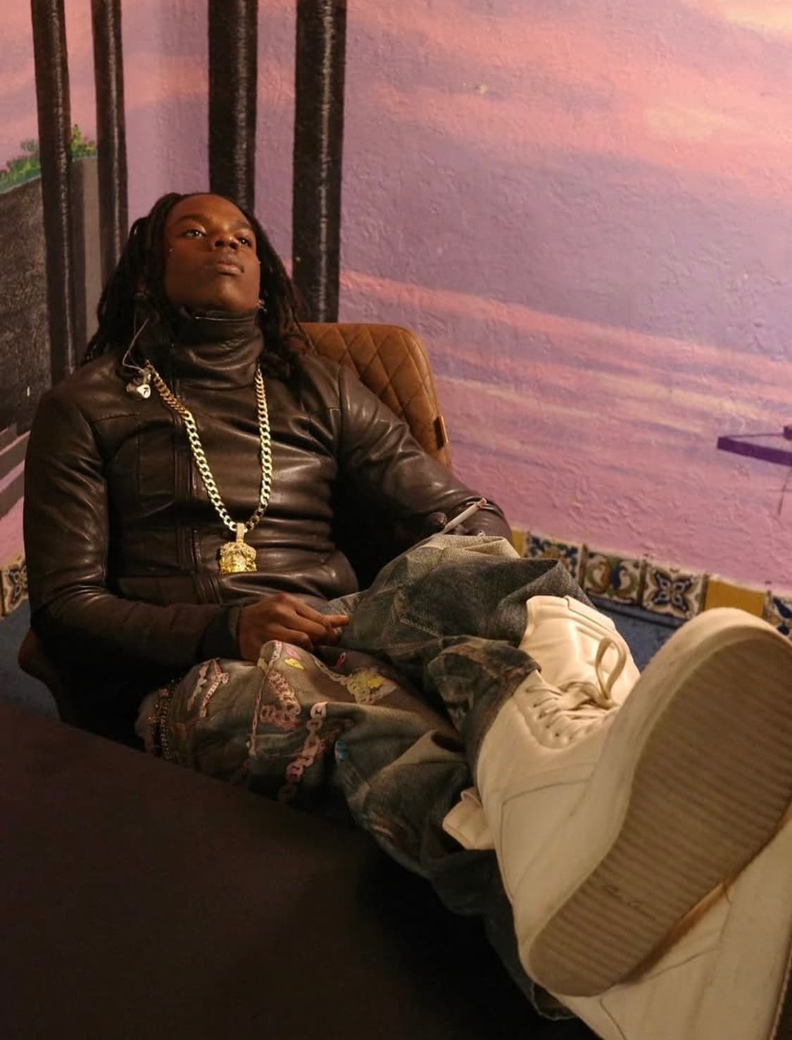 48) 아크네 스튜디오 트롱프뢰유 프린팅 데님팬츠 상품이미지9