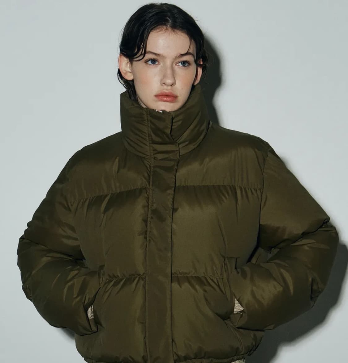 닉앤니콜 Volume puffer short padding (black) 상품이미지2