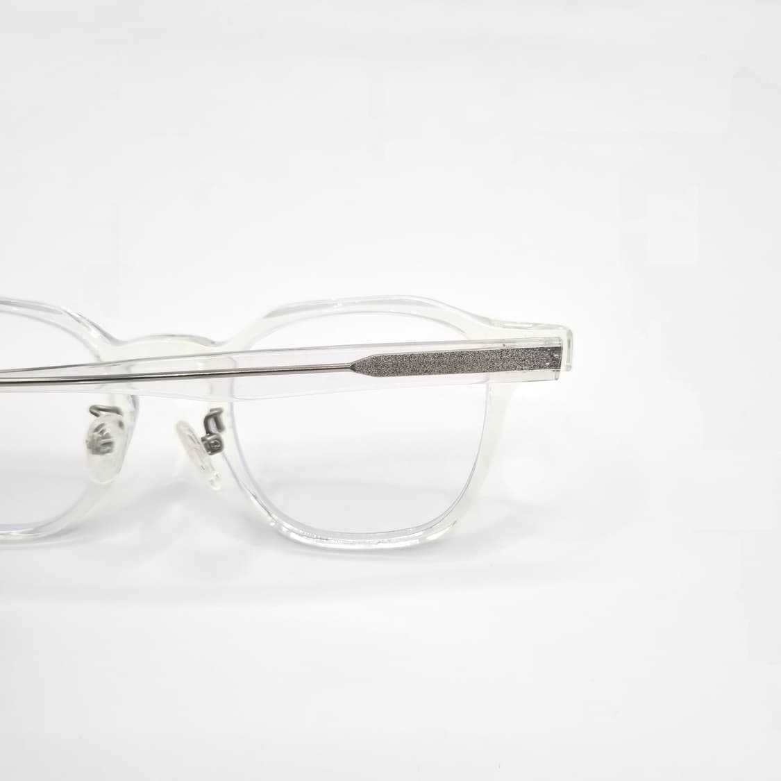 오피스 클리어 코받침있는 뿔테 사각 블루라이트 렌즈 301 상품이미지7