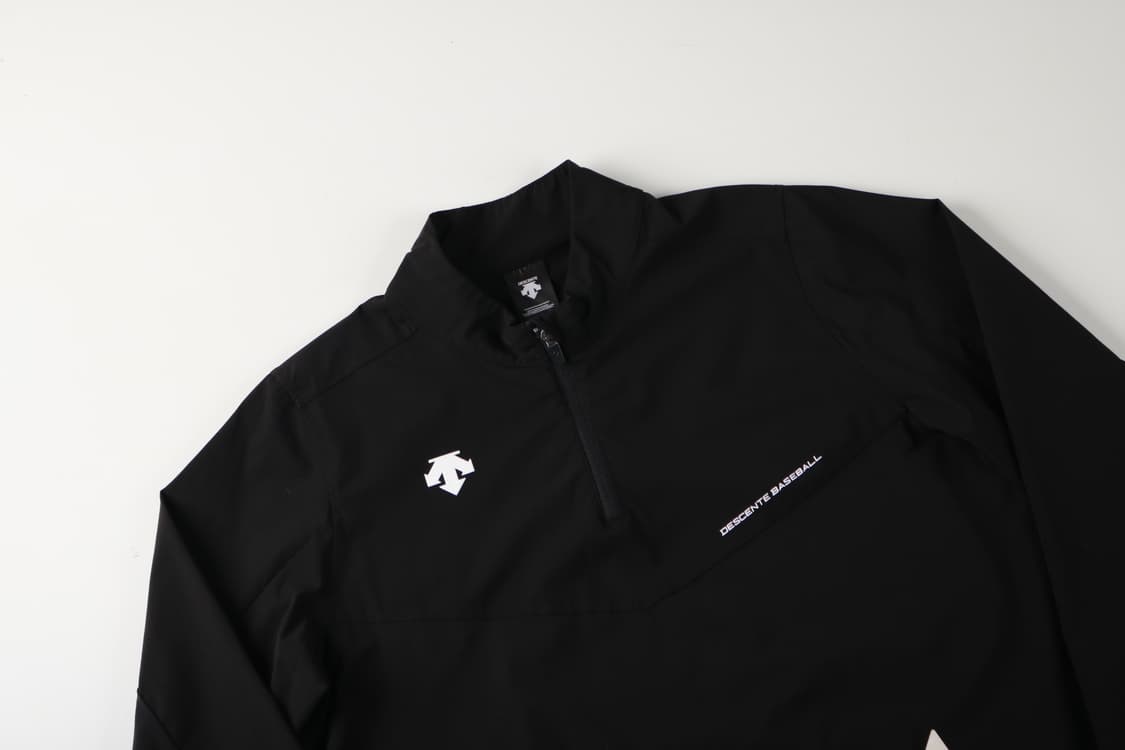 [L] 데상트 베이스볼 반집업 웜업 바람막이 상품이미지2
