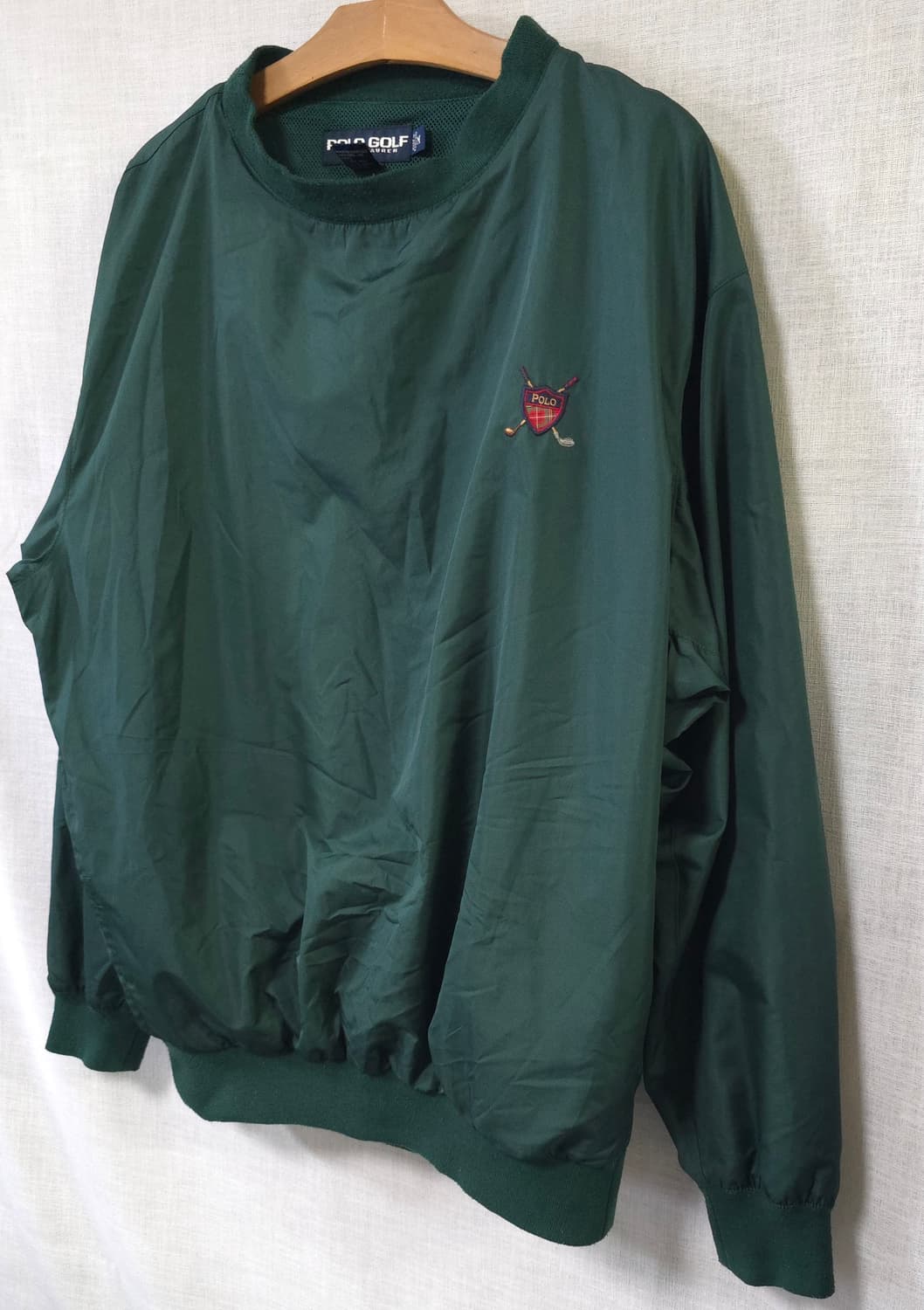 폴로 골프 랄프로렌 웜업 바람막이 오버핏 크루넥 풀오버  105 110  상품이미지2