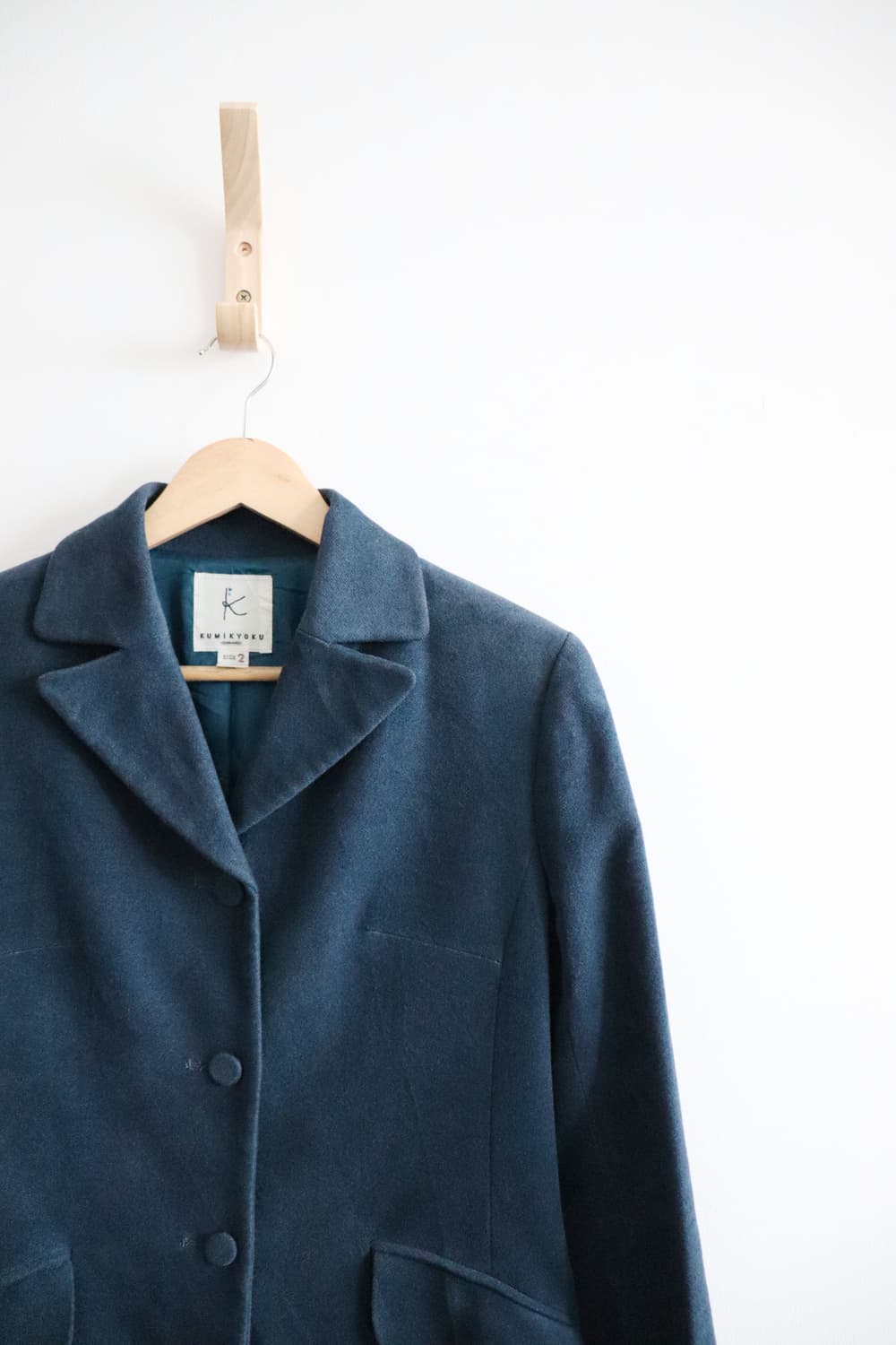 KUMIKYOKU blue jacket 상품이미지4