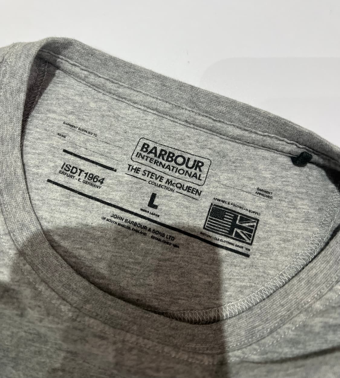 바버(barbour)모터바이크 반팔티 상품이미지5