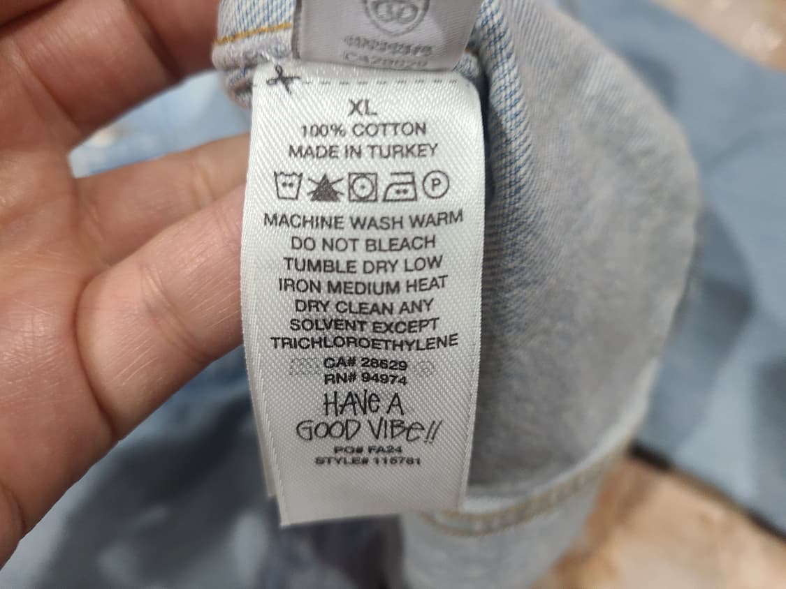 스투시 데님 트러커 자켓 라이트 워시 XL 상품이미지8