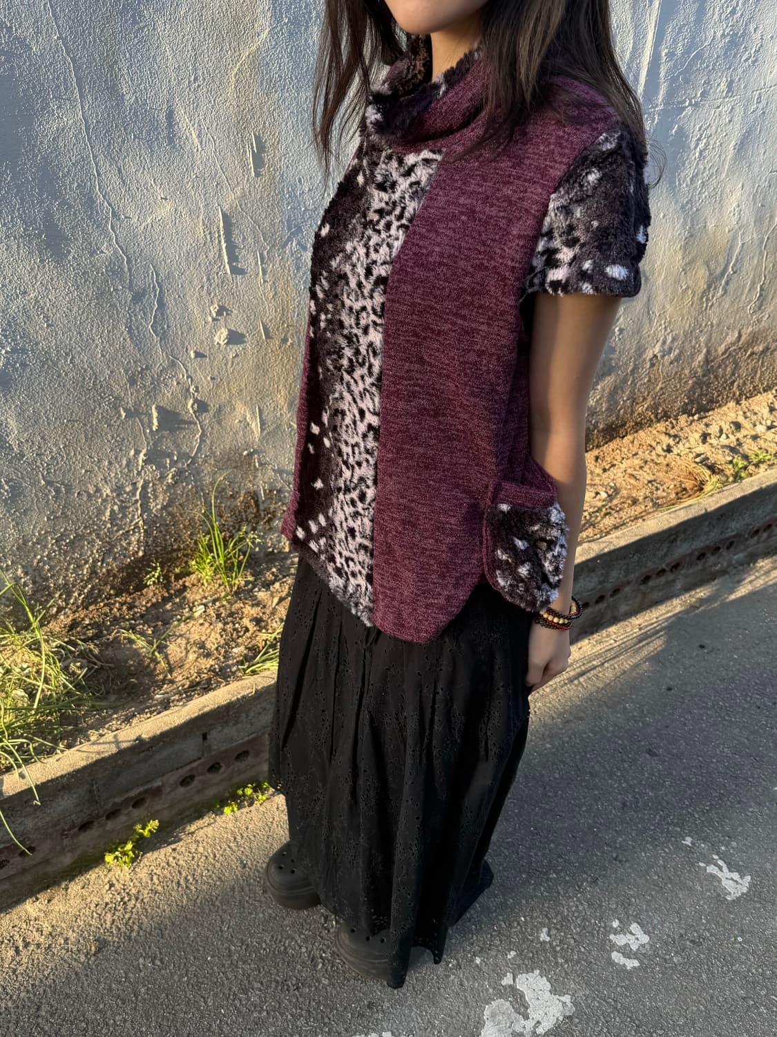 레오파드 포켓 레이어드 코디 세트  상품이미지2