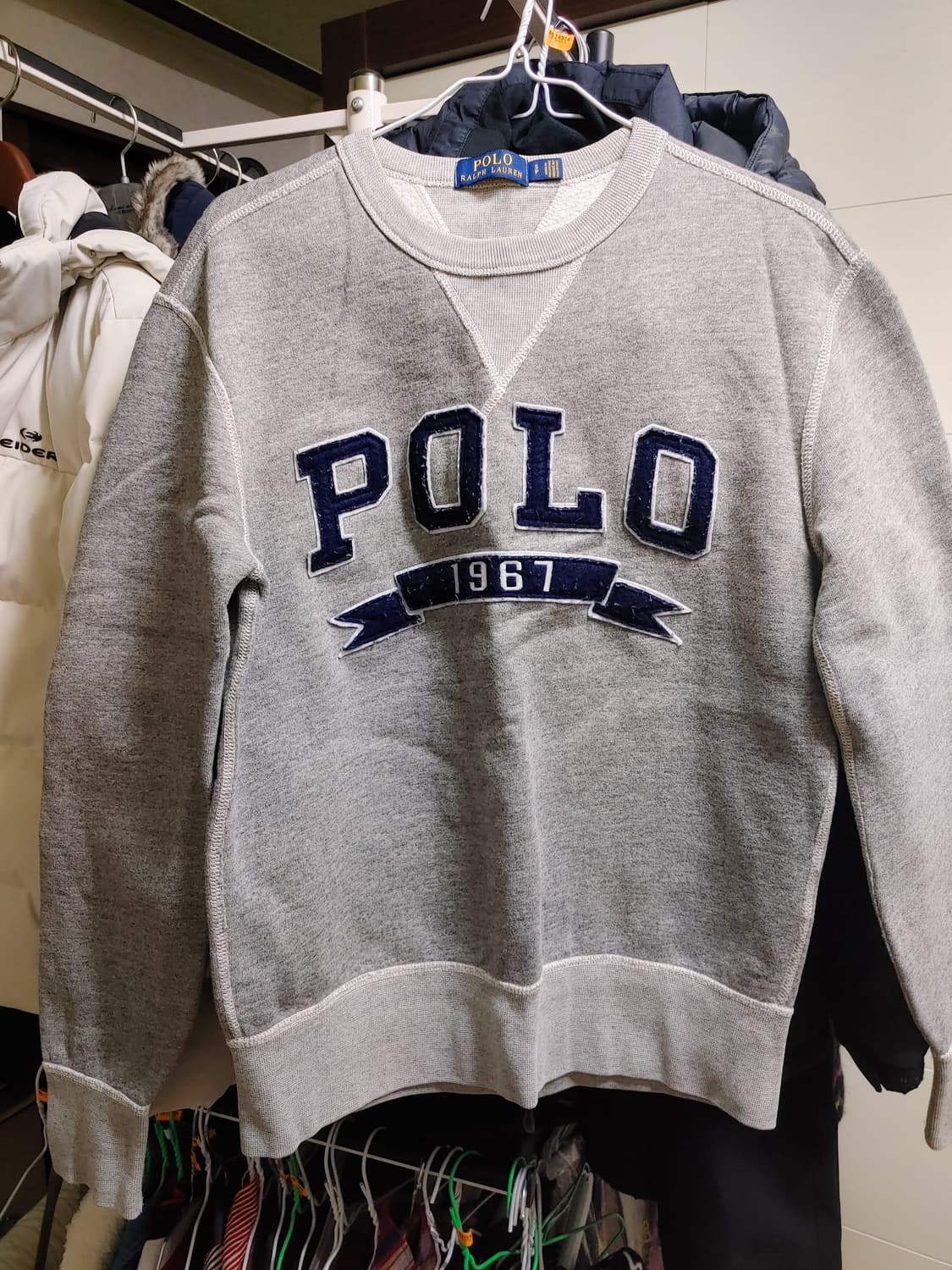 폴로 기모 맨투맨 상품이미지1