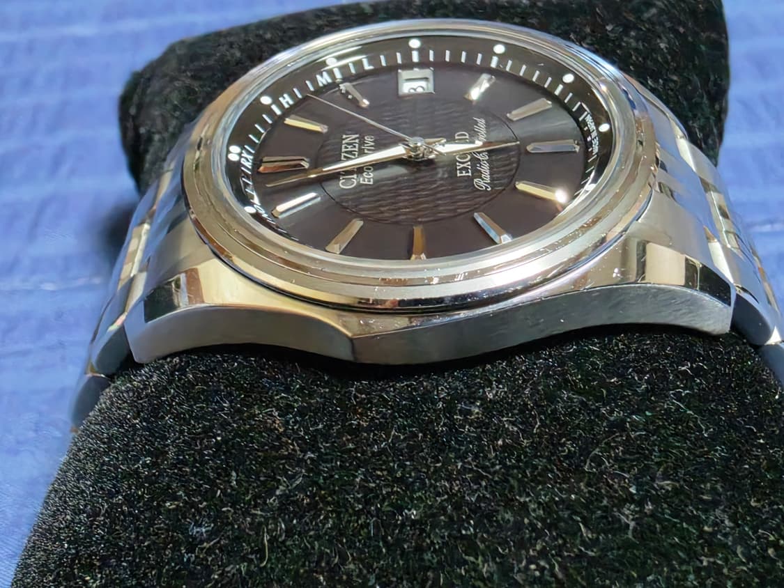 시티즌 시계 익시드 EBG74-2644 22년 일본 스탬핑, 작년 배터리 상품이미지3