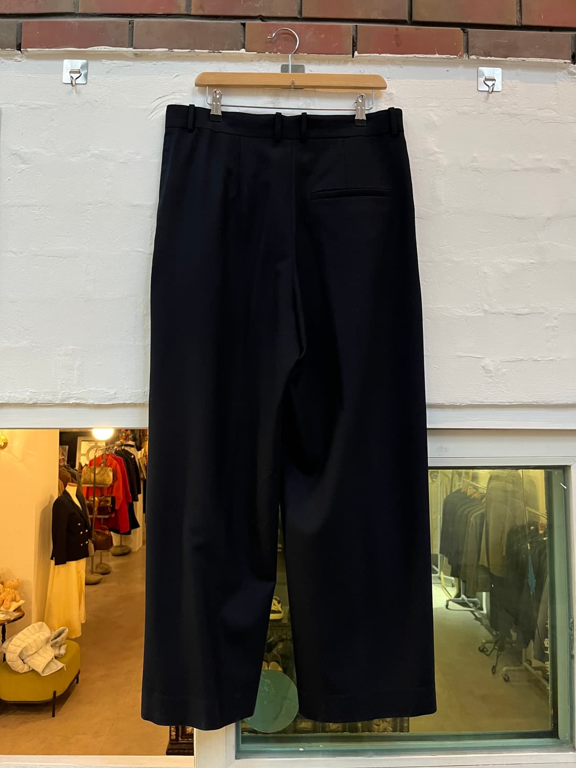 Cos 코스 와이드 핀턱 울 슬랙스 42 상품이미지9