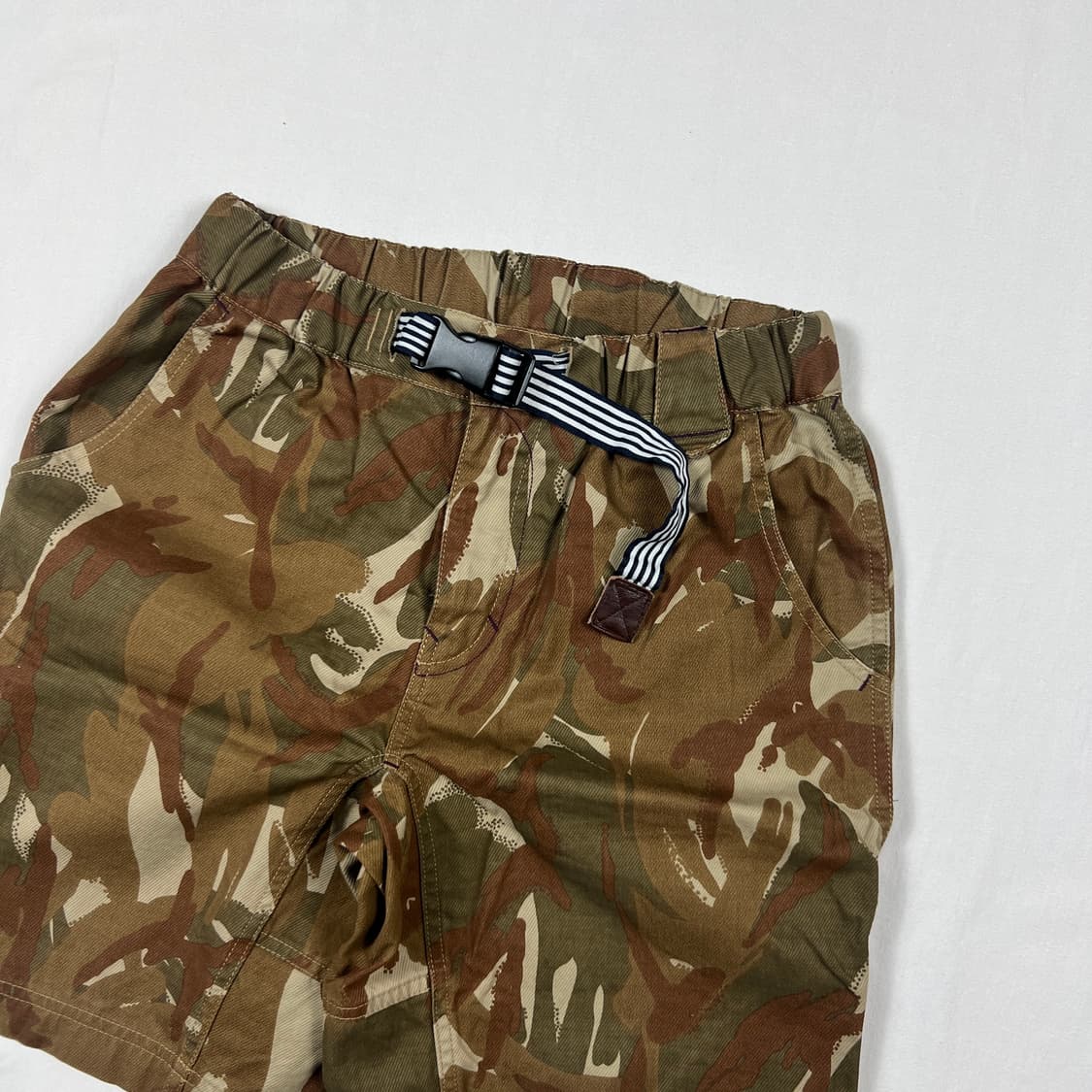 kelen 켈렌 카모패턴 밴딩 스트랩 하프팬츠 반바지 상품이미지3