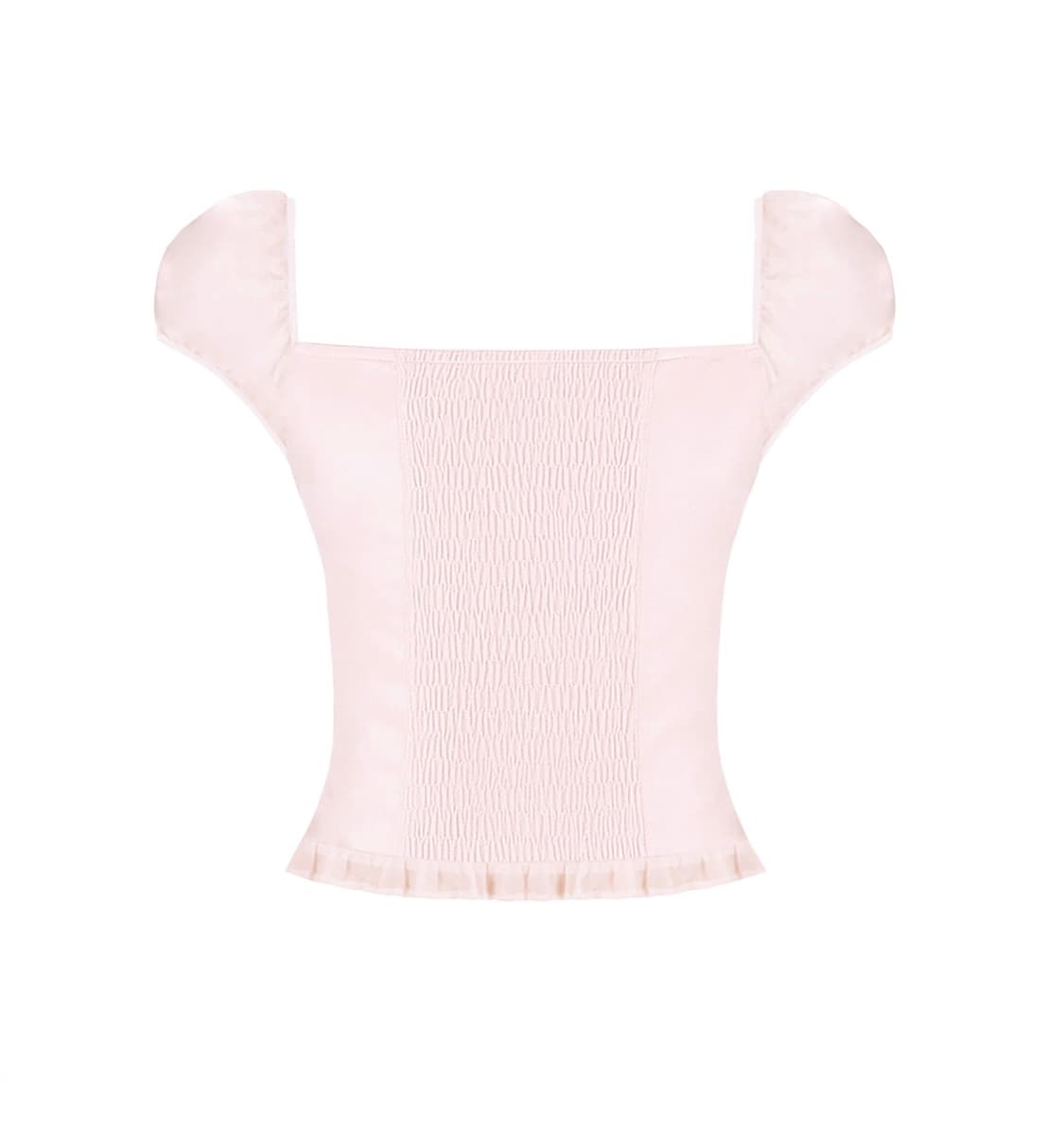 클리시어 워니하우스 콜라보 프린세스 블라우스 코프 핑크 상품이미지2