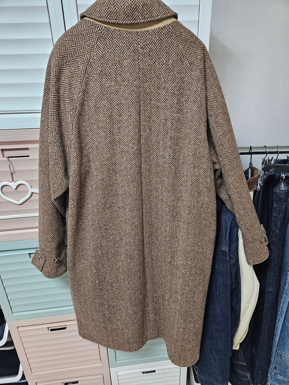 폴로 리버시블 헤링본 발마칸. 105~110 상품이미지4