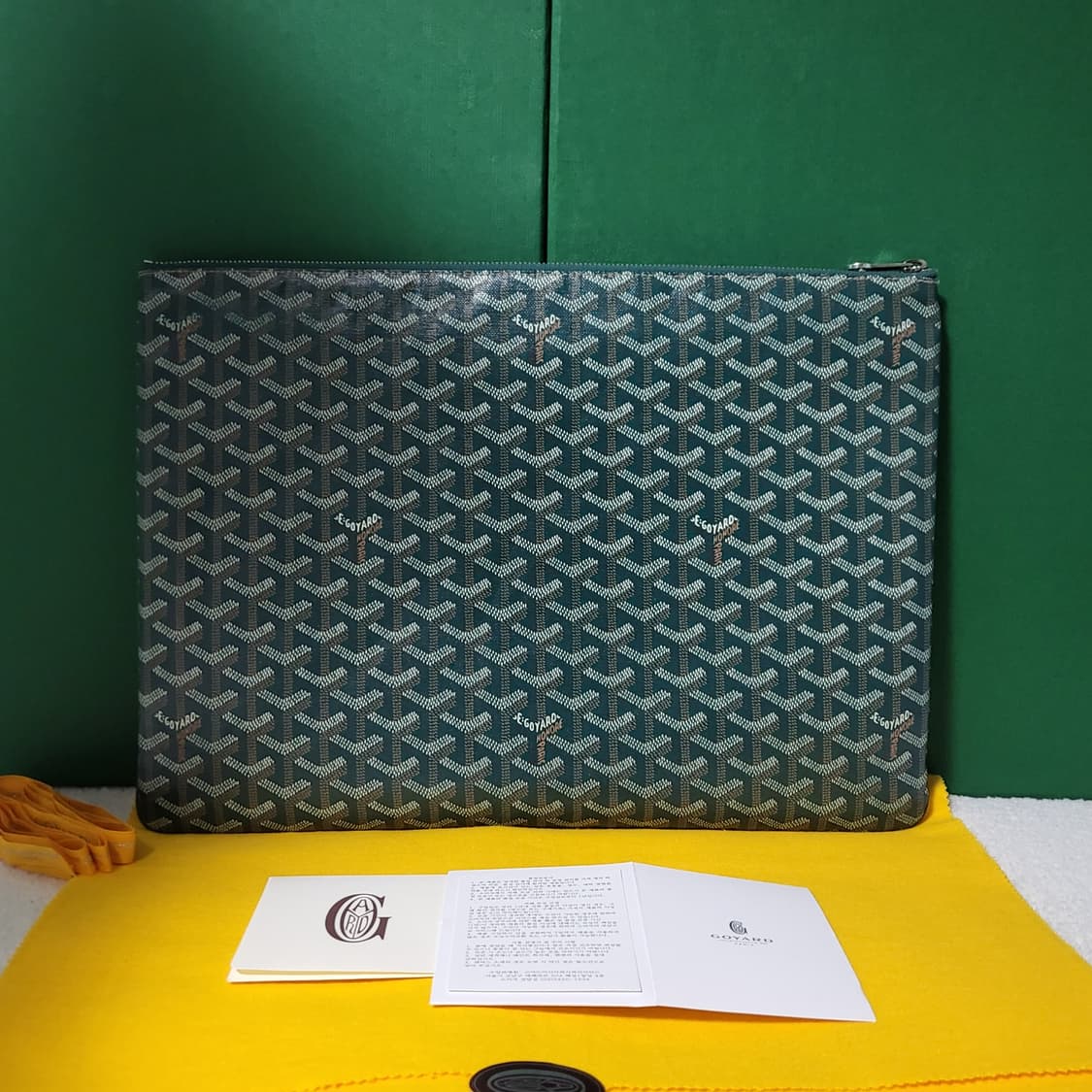 [풀구성] GM / 고야드 세나 클러치 그린 상품이미지1