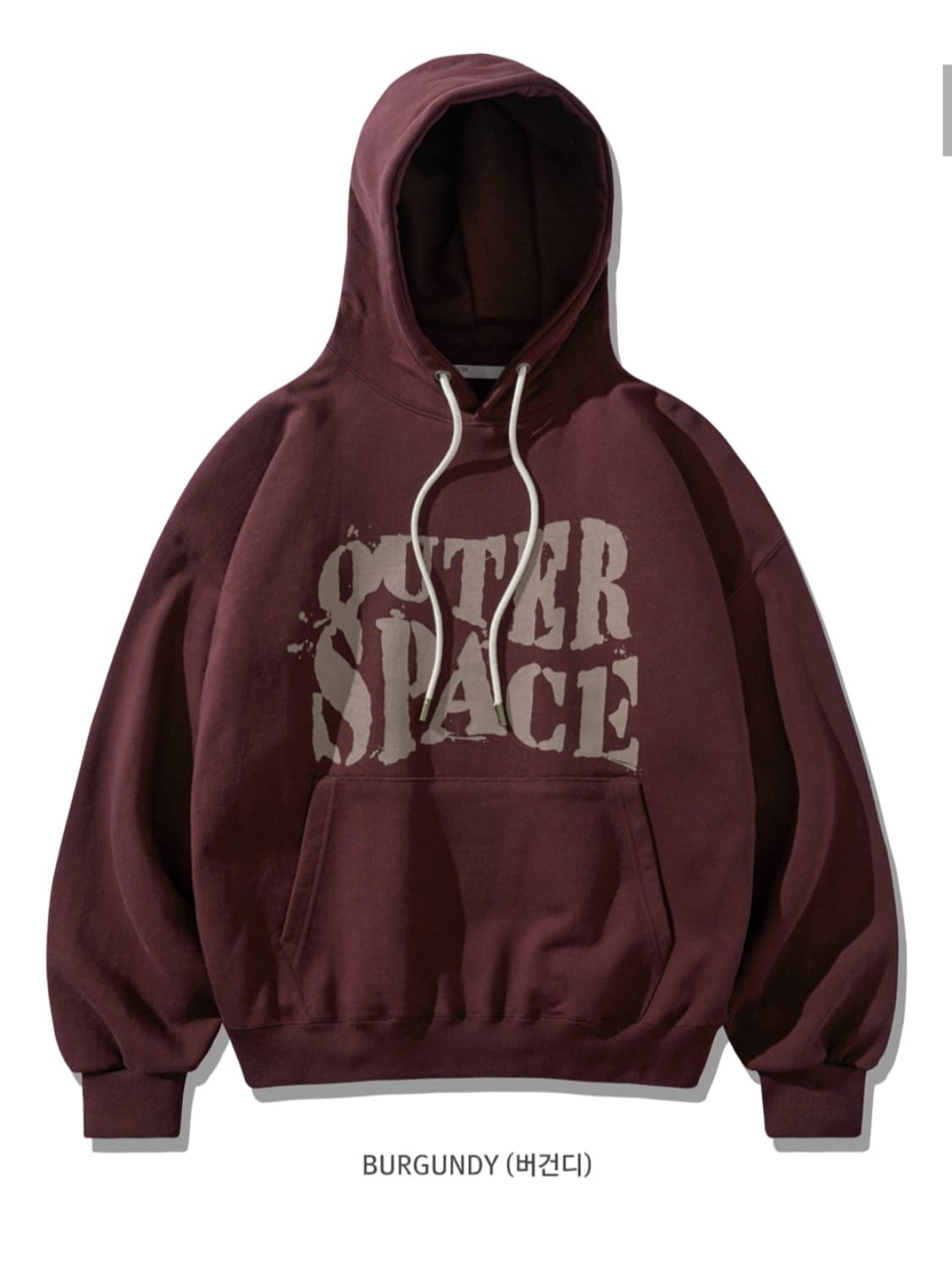 에즈카톤 스페이스 헤비코튼 후드 버건디 2xl 상품이미지1