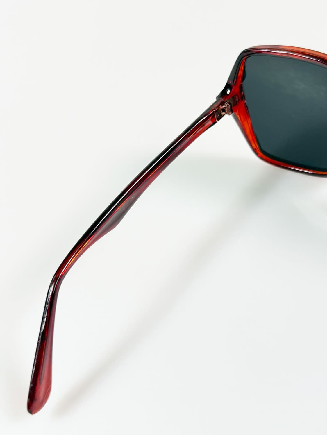 90s 오버사이즈 토터스쉘 볼드 스퀘어 빈티지 선글라스 상품이미지7