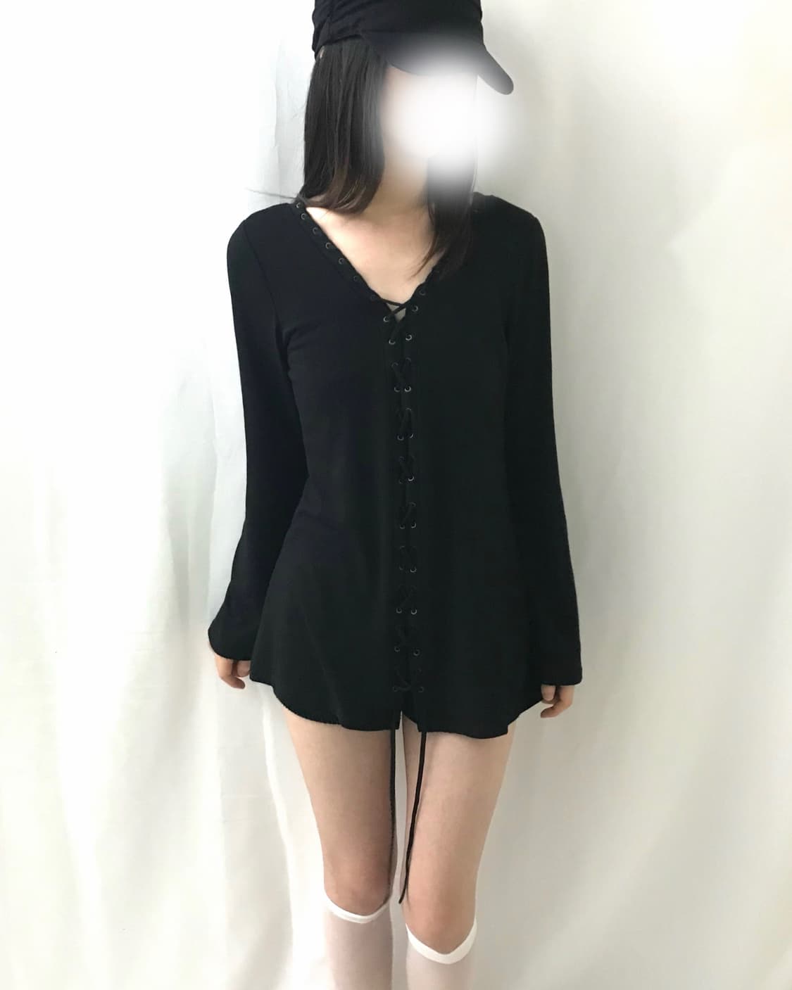 Lace-up long sleeve 상품이미지7