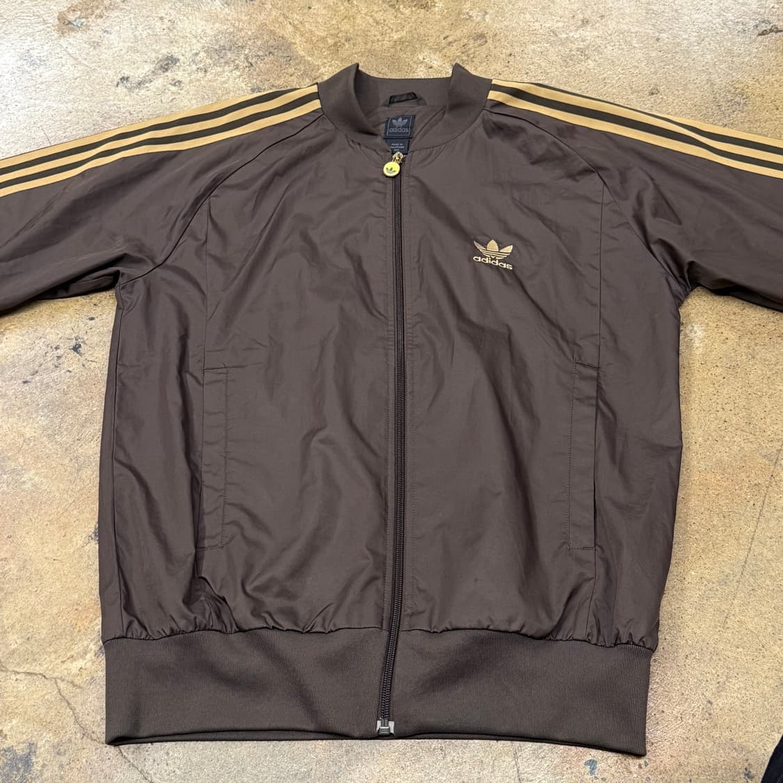 아디다스 초코 브라운 파이어버드 져지 트랙탑  100 상품이미지3