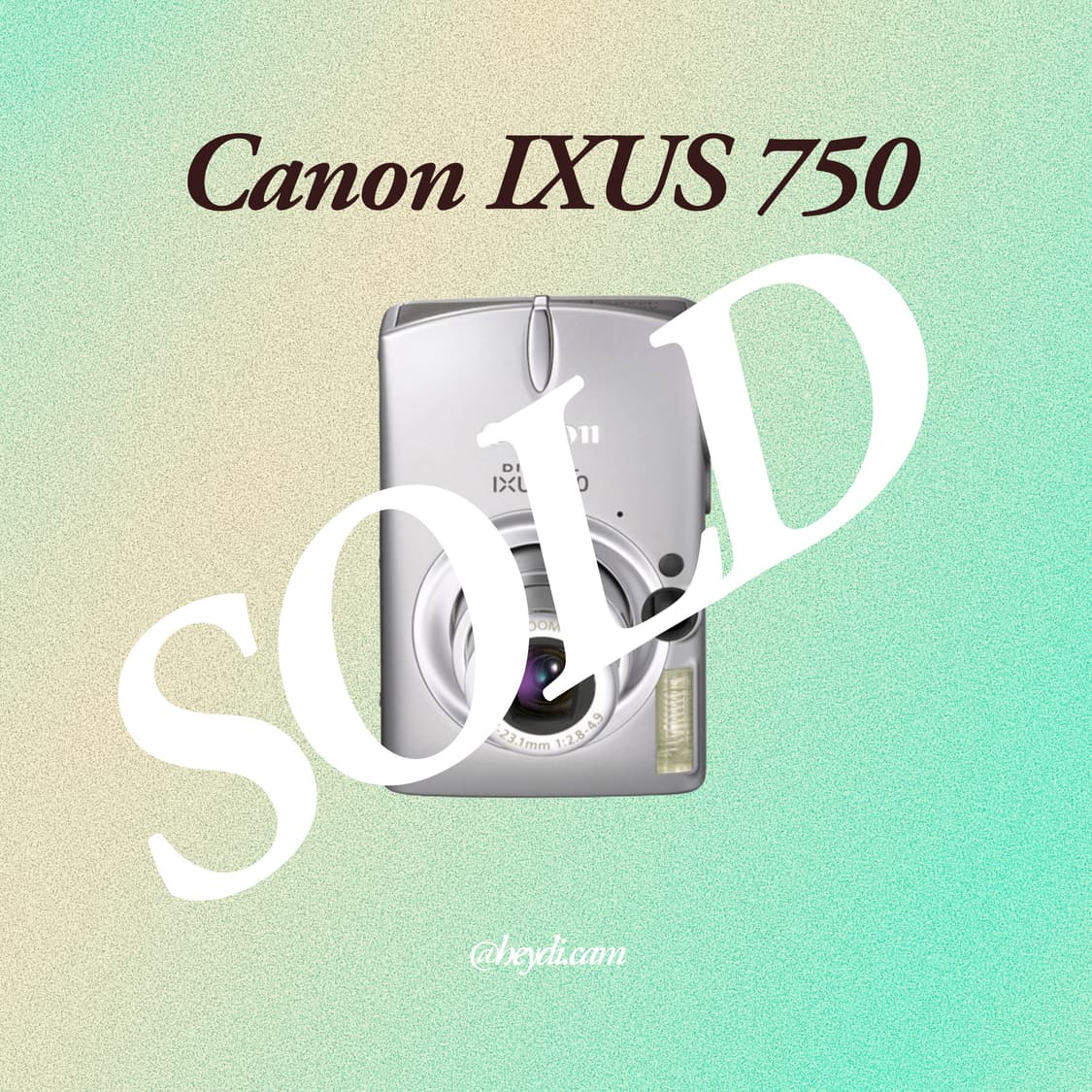 캐논 ixus750(익서스750) 빈티지카메라 판매합니다. 상품이미지1
