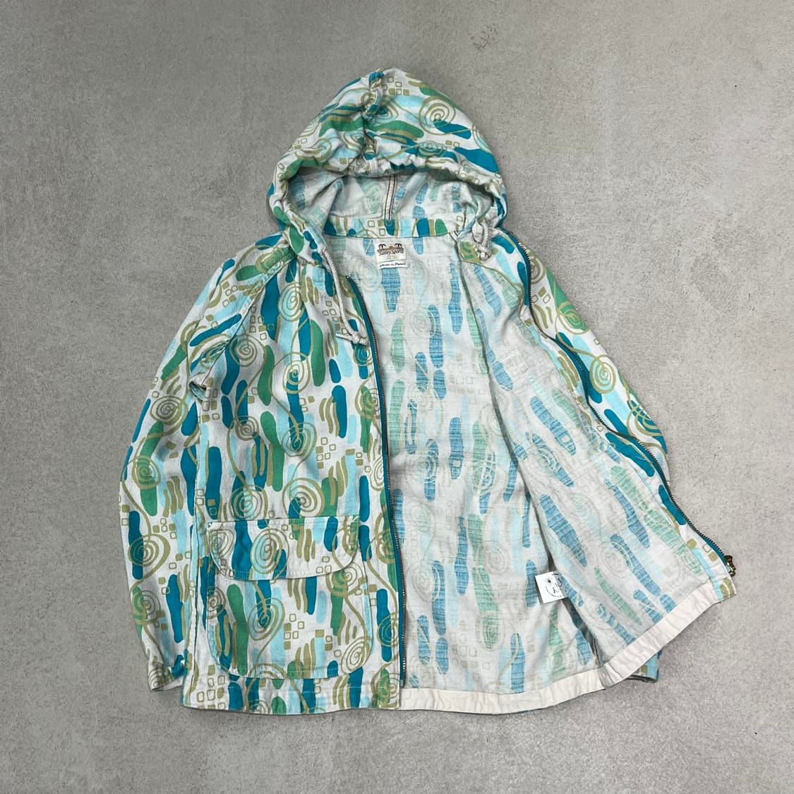 써니스포츠 패턴 후드집업 s10069 상품이미지3