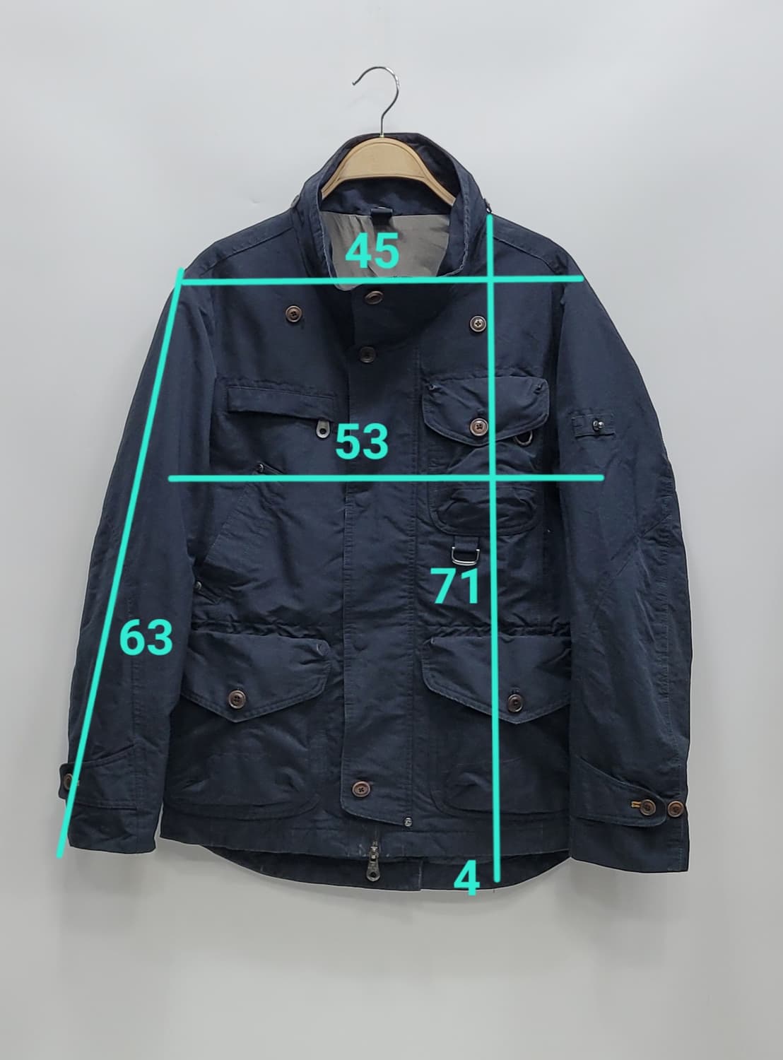 series 시리즈 빈티지 가먼트다잉 멀티포켓 자켓 / 남 95 차콜
 상품이미지10